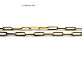 cadena oro 18k con circonita 30cm