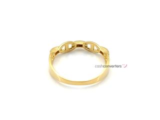 anillo oro 18k con piedra con circonita