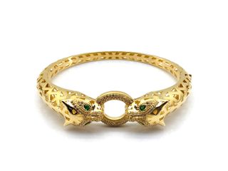 pulsera oro 18k con piedra con circonita