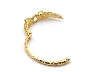 pulsera oro 18k con piedra con circonita