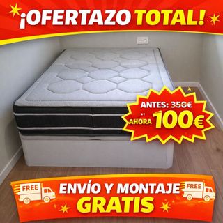 Canapé y colchón de 135x190 en oferta