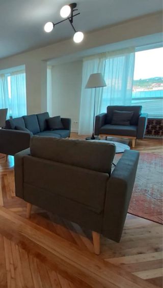 Sofá 3 plazas y 2 butacas tela