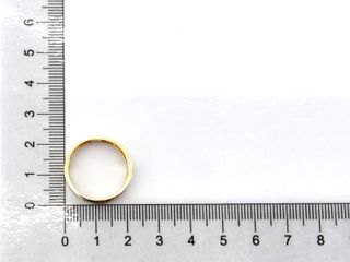 alianza oro 18k con piedra con circonita