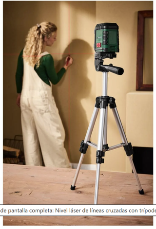 Nivel Láser Cruzado con Trípode