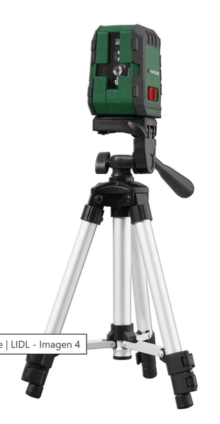 Nivel Láser Cruzado con Trípode