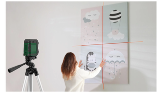 Nivel Láser Cruzado con Trípode