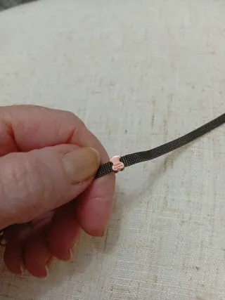 Pulsera Plata 925 Tous Flor Negra