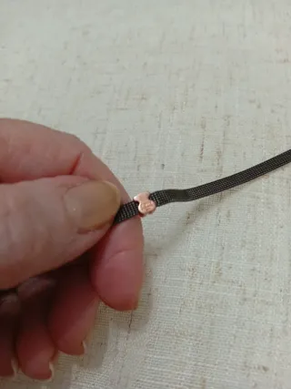 Pulsera Plata 925 Tous Flor Negra