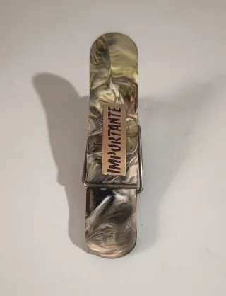 Fermacarte vintage "Importante" Made in Italy