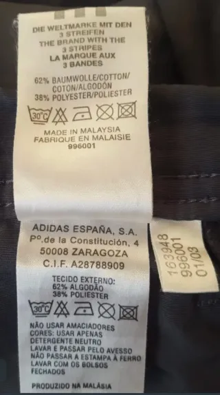 Pantalón corto Adidas L