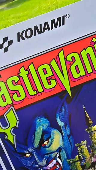Poster A3 Castlevania Cover NES Konami