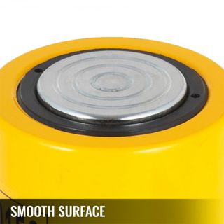 Gato Hidráulico, Cilindro Hidráulico de 20 Toneladas con Vástago Sólido, Cilindro Hidráulico de 6 Pulgadas de Carrera de Acción Simple, con Conector Rápido, Gato Hidráulico Sólido Portátil, Cilind...