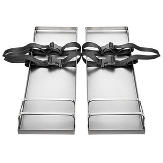 Tablones de Rodillas de Concreto 30'' x 8'' Tablones Deslizantes de Rodillas, Tablero de Rodillas de Acero Inoxidable, Par de Deslizadores de Concreto, con Correas para Tablero de Concreto para Ac...