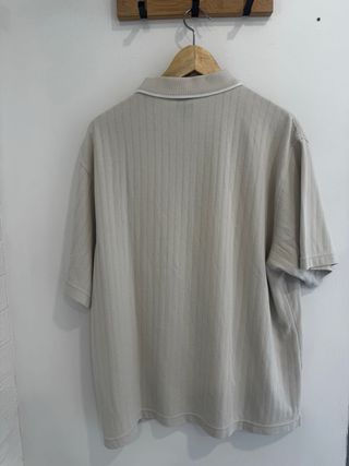 Polo Nike Beige Vintage Oversize