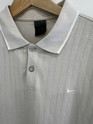 Polo Nike Beige Vintage Oversize