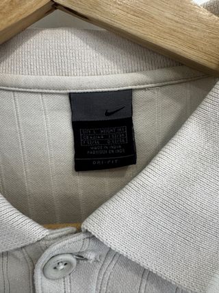 Polo Nike Beige Vintage Oversize