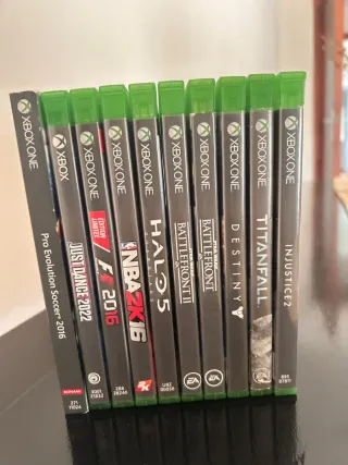 Pack 9 Juegos Xbox One: Halo, Star Wars,injustice2