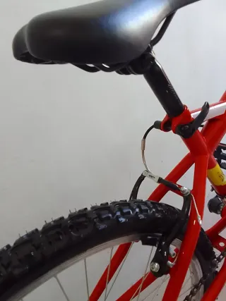 Bicicleta Roja DENBIKE niño 24"para 9_10