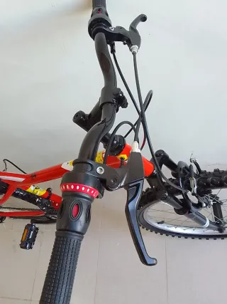 Bicicleta Roja DENBIKE niño 24"para 9_10