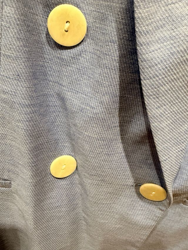 Traje Zara azul pastel