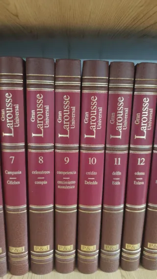 Enciclopedia Gran Larousse Universal tomos 7-12