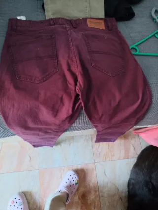 Pantalones Pull&Bear Hombre Talla L Beige todos 60