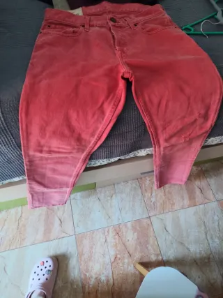 Pantalones Pull&Bear Hombre Talla L Beige todos 60