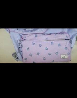 Mochila Pepe Jeans lila floral