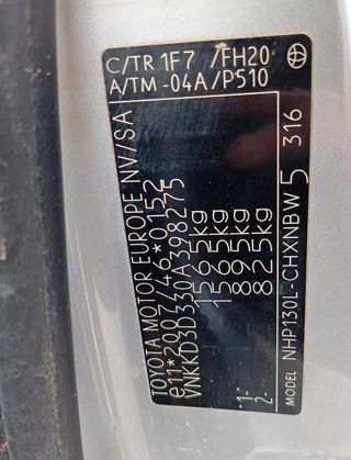 450880 espejo toyota yaris (xp21) hybrid active