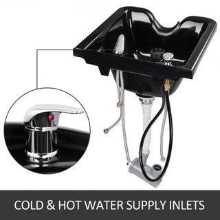 Ciotola per Shampoo, Lavandino in Plastica ABS per Saloni e Casa, Facili da Pulire e Installare, Ciotola per Shampoo per Stilisti, Lavandino per Spa, Barbiere e Uso Domestico...