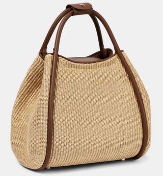 Borsa Max Mara marine in rafia