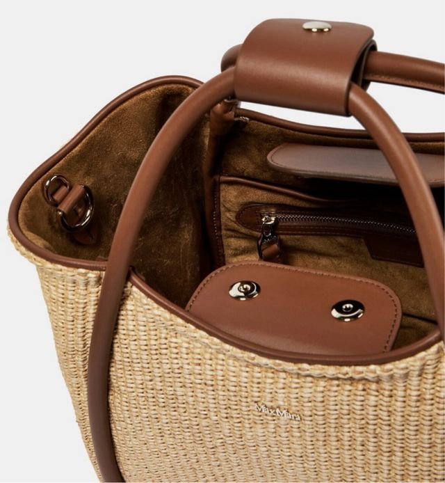 Bolso Max Mara marine bag rafia