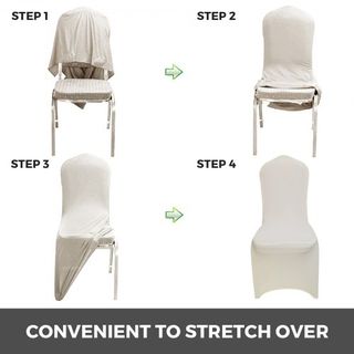 Cubiertas de Silla Plegables de Spandex Elástico, Cubierta de Silla Universal Ajustada, Fundas Protectores Removibles y Lavables, para Bodas, Vacaciones, Banquetes, Fiestas, Celebraciones, Comedor...