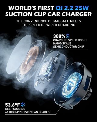 CLOUDVALLEY Cargador Coche Qi2.2 25W MagSafe