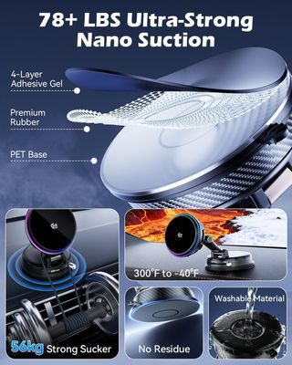 CLOUDVALLEY Cargador Coche Qi2.2 25W MagSafe