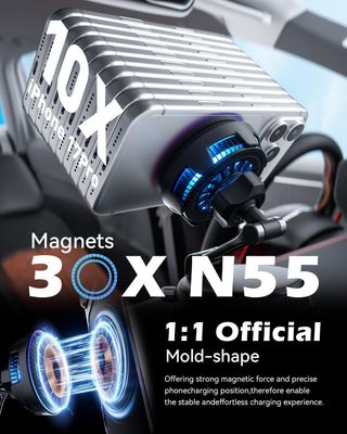 CLOUDVALLEY Cargador Coche Qi2.2 25W MagSafe