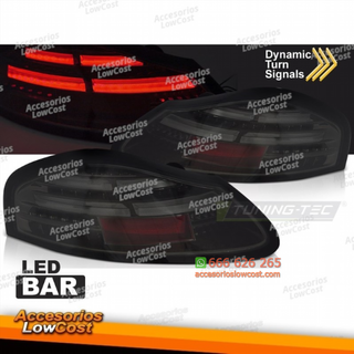 LUCES TRASERAS DE BARRA LED HUMO SEQ PARA PORSCHE