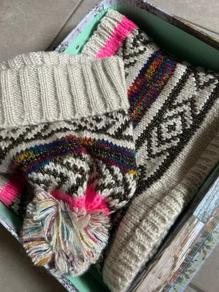 Conjunto gorro y bufanda niña Corte Inglés