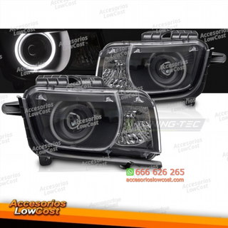 FAROS DELANTEROS PARA CHEVROLET CAMARO 09-13 OJOS