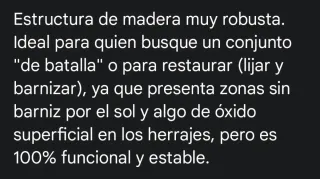 Oferta solo 01.04. Conjunto Picnic Mesa + 2 Bancos