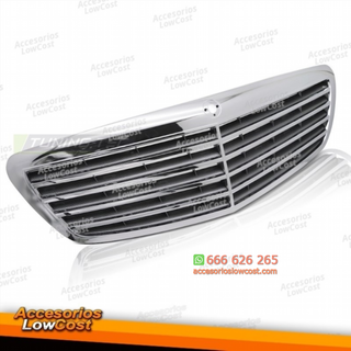 PARRILLAS CROMADA-CARBONO PARA MERCEDES CLASE S W