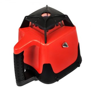 Nivel Láser Rojo Rotativo Autonivelante Medición de Haz Rojo Automático con Receptor Control Remoto Funda de Transporte