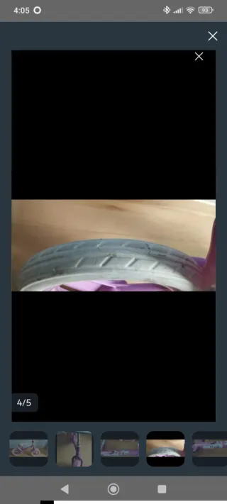 Bicicleta infantil rosa Miky sin pedales