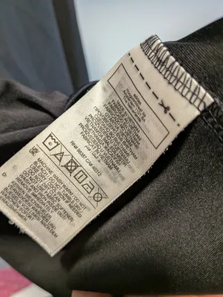 Camiseta Adidas Negra Talla 2XL Tricolor