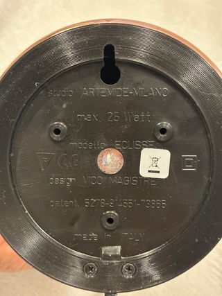 Lámpara Artemide Italiana Metal Bronce/Oro