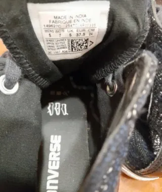 Converse All Star nere e blu