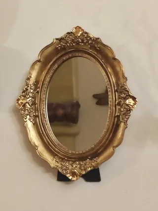 Espejo Barroco Ovalado Dorado