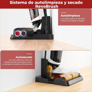 Roborock Dyad Pro COMBO HAC1A-02 en 1 Aspirador sin Cable,Seco y Húmedo REACONDICIONADO, señales de uso