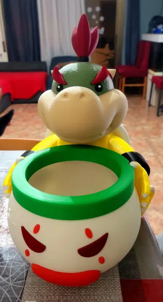 Palomitera Mario, Bowser Jr, Yoshi y  36cm