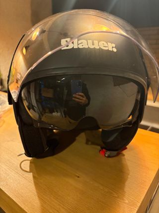 Casco Jet Blauer XL (60/62cm) Nero